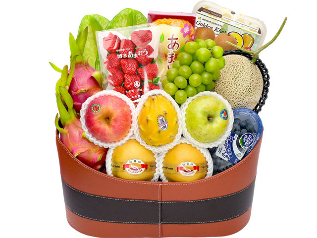 Fruit Basket - Grand Harvest Fruit Basket FH387 - FT0324B3 Photo