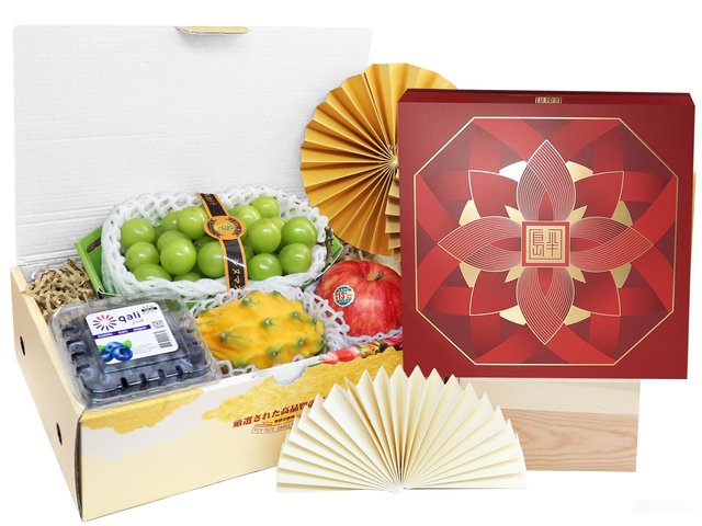 Fruit Basket - Mid Autumn Fruits Gift Box GB08 - 2MAFGB0802A8 Photo
