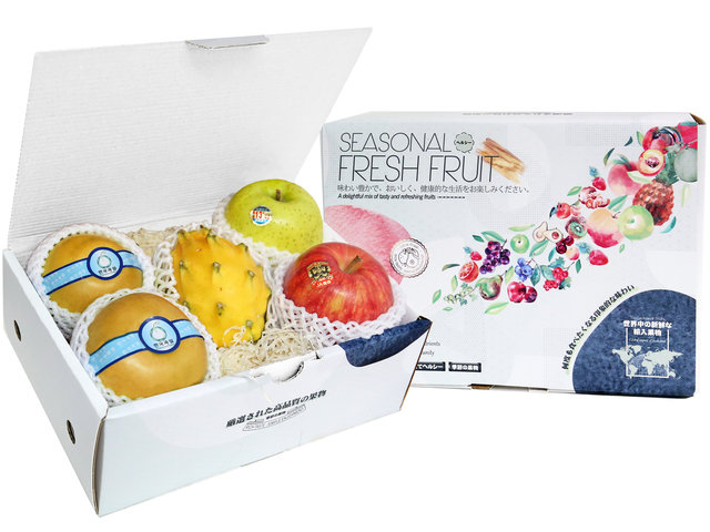 Fruit Basket - Mid Autumn Fruits Gift Box GB09 - 2MAFGB0804A1 Photo