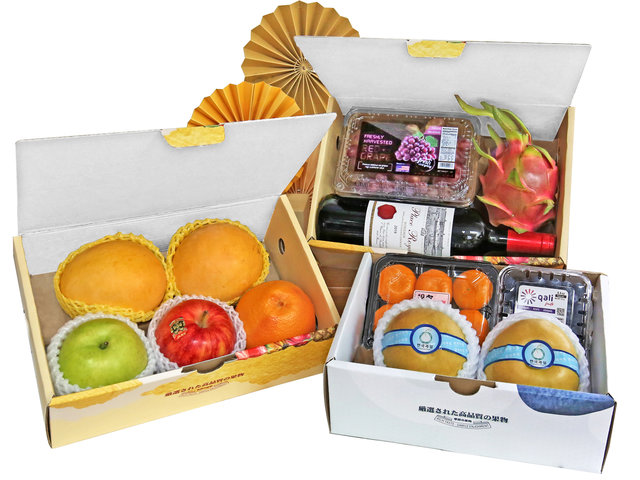Fruit Basket - Mid Autumn Fruits Gift Box GB14 - 2MAFGB0805A2 Photo