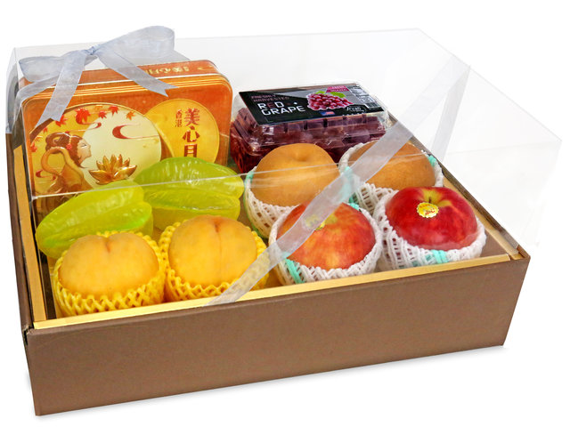 Fruit Basket - Mid Autumn Maxim Moon Cake Fruits Gift Box B16 - 0FB0704A5 Photo