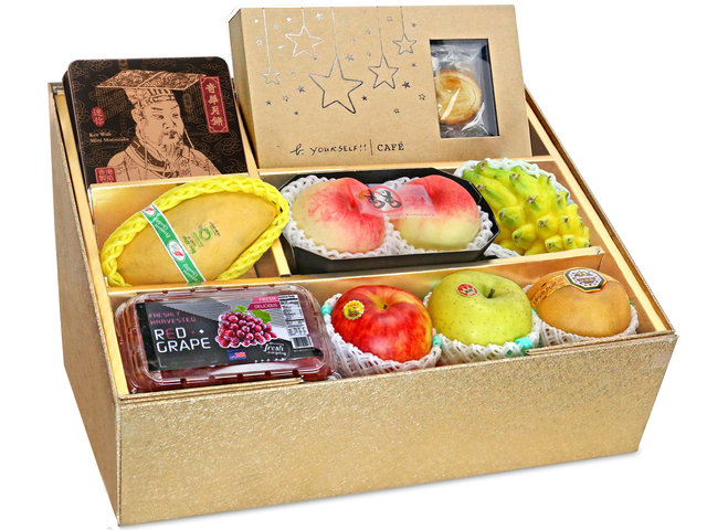 Fruit Basket - Mid Autumn Panorama Fruits Gift Box M22 - 0DP0710D6 Photo