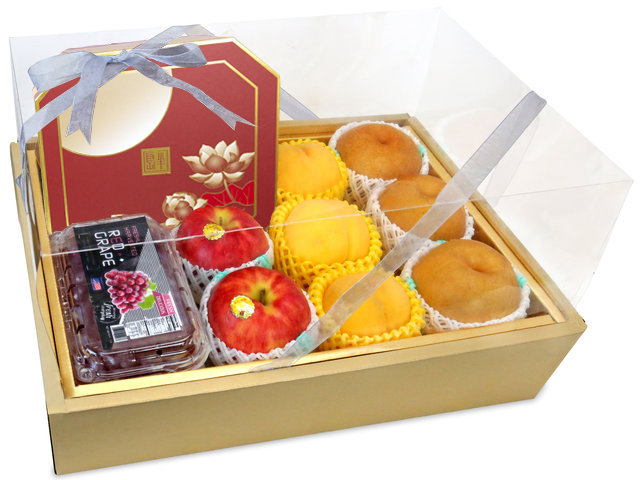 Fruit Basket - Mid Autumn Peninsula Moon Cake Fruits Gift Box B23 - 0DB0625E1 Photo