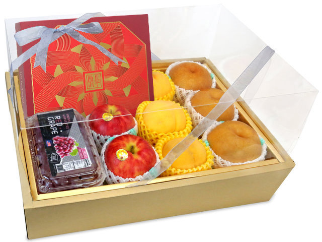 Fruit Basket - Mid Autumn Peninsula Moon Cake Fruits Gift Box B23 - 0DB0625E1 Photo
