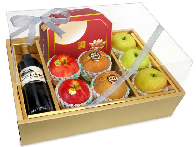Fruit Basket - Mid Autumn Peninsula Moon Cake Fruits Gift Box B24 - 0DB0625E5 Photo