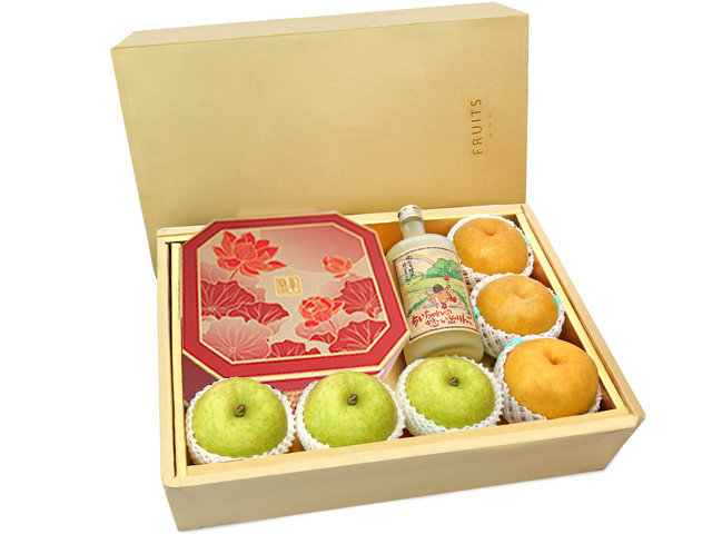 Fruit Basket - Mid Autumn Peninsula Moon Cake Fruits Gift Box B30 - 0FB0703A2 Photo
