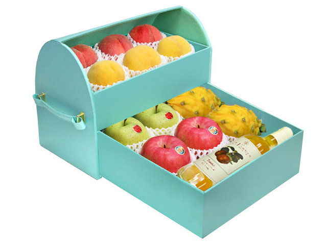 Fruit Basket - Premium Double Deck Fruit Hamper VF07 - VE0531A7 Photo