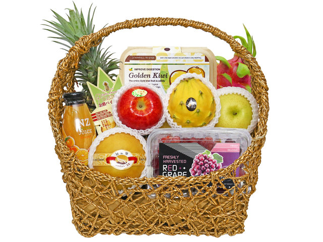 Fruit Basket - Premium Fruit Gift Hamper FT005 - VE0530B5 Photo