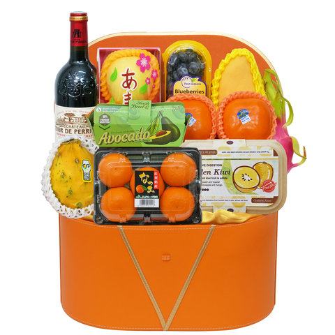 Fruit Basket - Seasonal Business Fruit Gift Hamper FT033 - VE0425A3 Photo