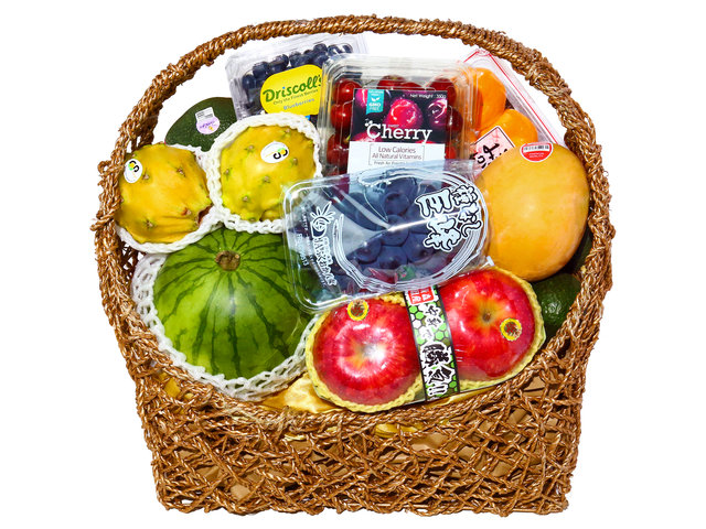 Fruit Basket - Seasonal Fresh Fruit Basket  FT025 - VE0805A7 Photo
