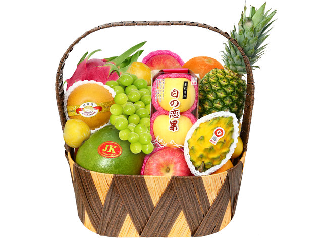 Fruit Basket - Seasonal Fresh Fruit Gift Hamper FT026 - VE0716B1 Photo