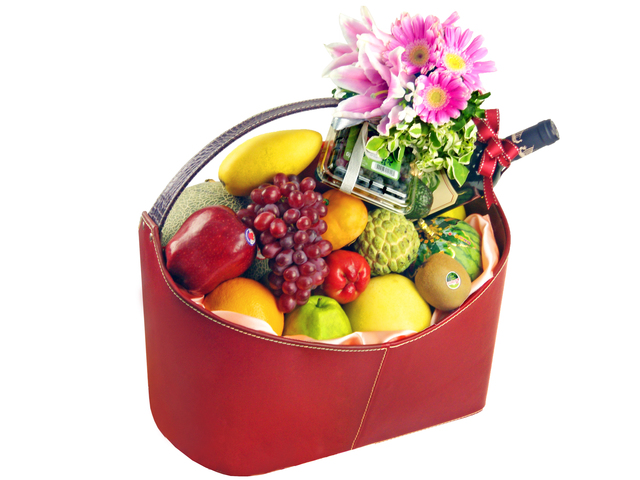 Fruit Basket - Wine And Fruit Basket (H) - P1821 Photo