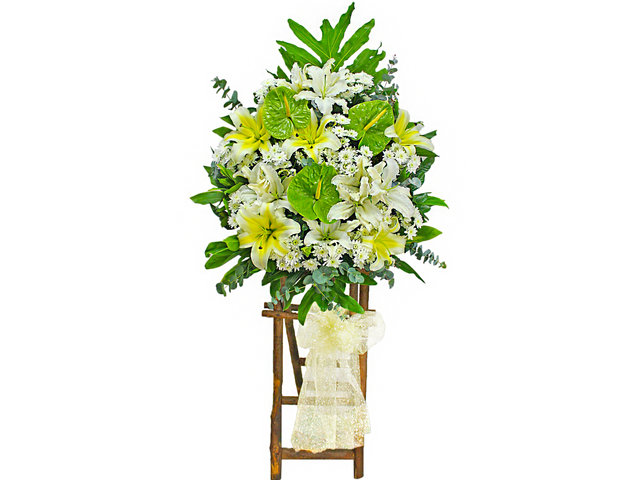 Funeral Flower - Funeral Flower Stand N10 - L176215 Photo