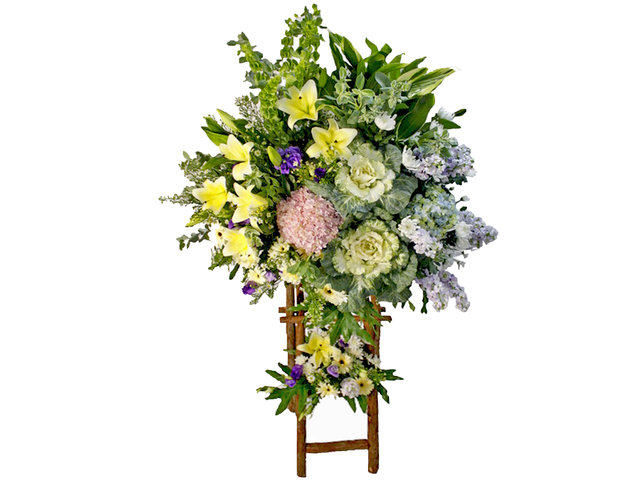 Funeral Flower - Funeral Tall Stand D2 - L80236 Photo