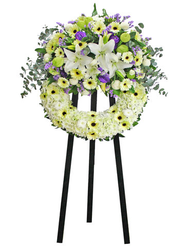 Funeral Flower - Funeral Wreath 5B - L0176853 Photo