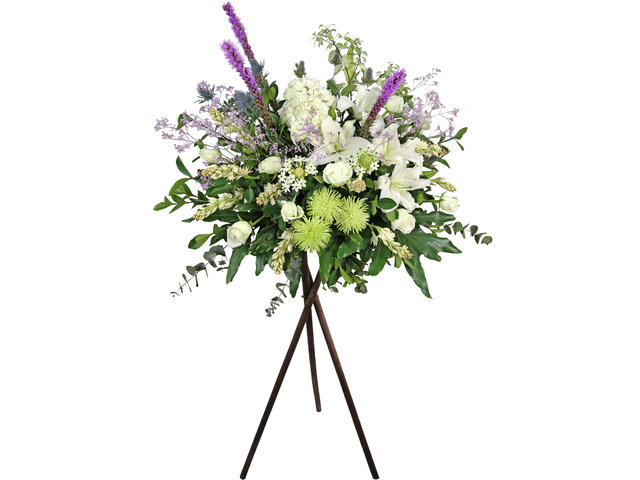 Funeral Flower - Funeral florist stand H05 - L2161 Photo