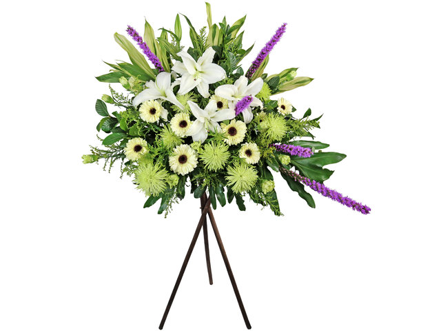 Funeral Flower - Funeral flower stand BA13 - L3118 Photo