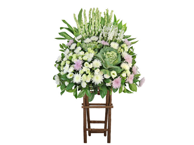 Funeral Flower - Funeral flower stand BA17 - L9067 Photo
