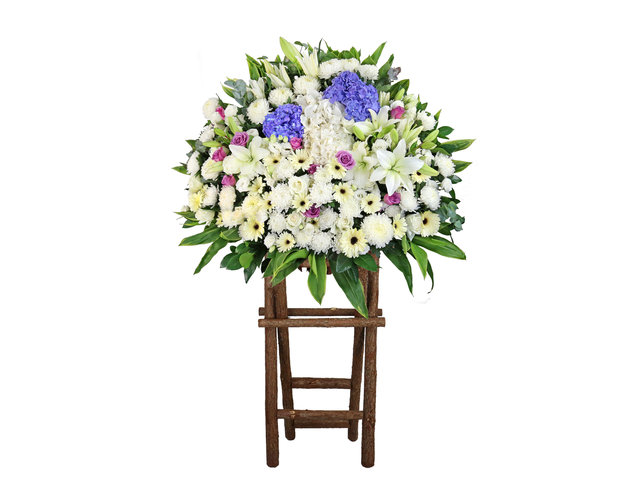 Funeral Flower - Funeral flower stand BA23 - L9569 Photo