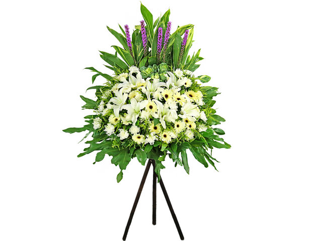 Funeral Flower - Funeral flower stand BA35 - L9799 Photo