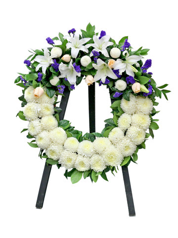Funeral Flower - Funeral flower wreath BC01 - L76600008 Photo