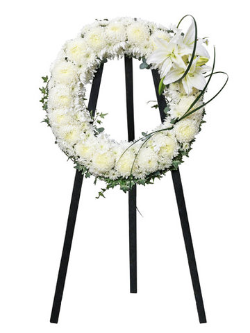 Funeral Flower - Funeral flower wreath BC02 - Ll76610583 Photo
