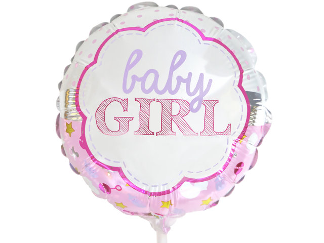Gift Accessories - Baby Girl 6 inches Balloon - L175131 Photo