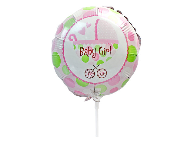 Gift Accessories - Baby Girl 6 inches Balloon - L175131 Photo