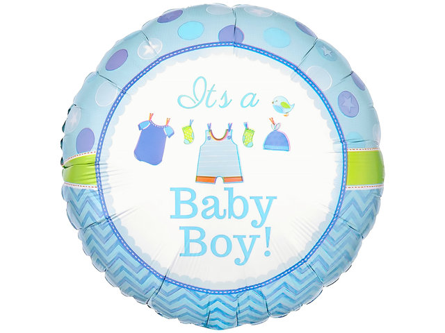 Gift Accessories - Baby boy 18 inches Helium Balloon - L3666931 Photo