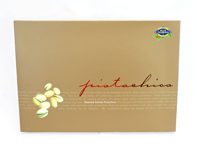 Gift Accessories - Blue Diamond Roasted Salted Pistachio Nuts - L40085 Photo