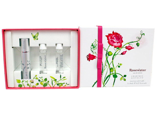 Gift Accessories - Crabtree & Evelyn Rosewater eau de toilette Travel size with Refills - L3105870 Photo