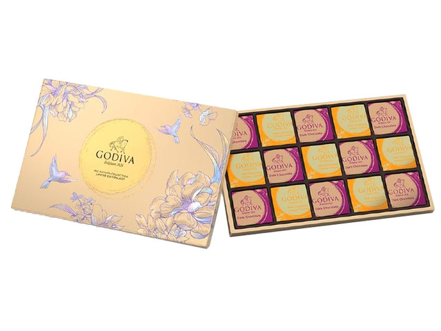 Gift Accessories - Godiva Mid-Autumn Festival Carre Gift Box 15pcs - L140007 Photo