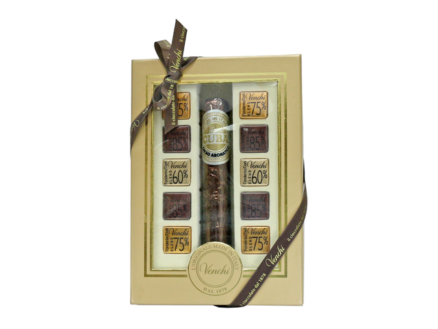 Gift Accessories - Italy, Venchi Chocolate Cigar Gift Box - L36668708 Photo