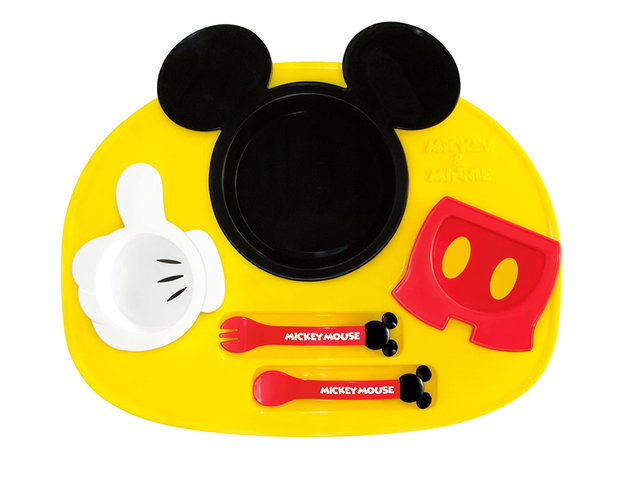 Gift Accessories - Japan Disney Mickey Baby Tableware Set - BRA0930A2 Photo