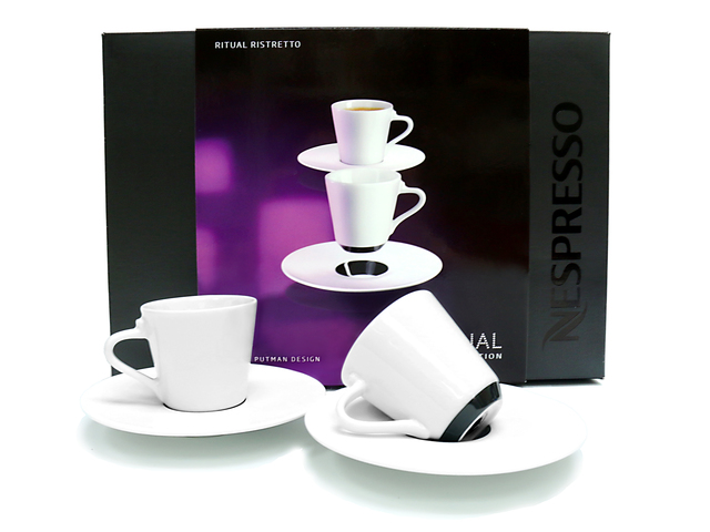 Gift Accessories - Nespresso - Ritual Ristretto Cups & Saucers (1 pair) - L36668949 Photo