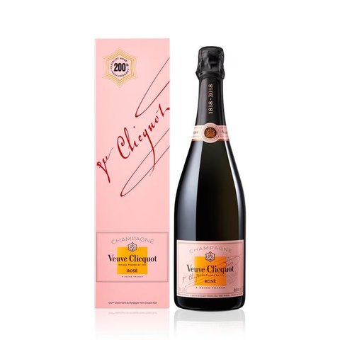 Gift Accessories - Veuve Clicquot Brut Rose Champagne NV with Gift Box - OL0222A1 Photo