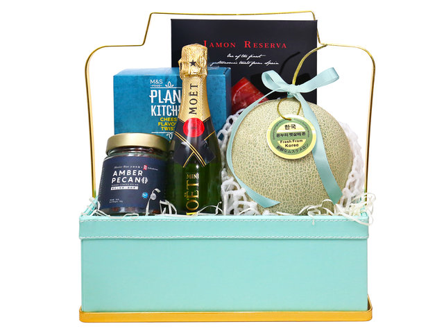 Hamper A5小賀牌 - 豪華香檳哈密瓜美食禮籃 HM014 - VE0626A7 Photo