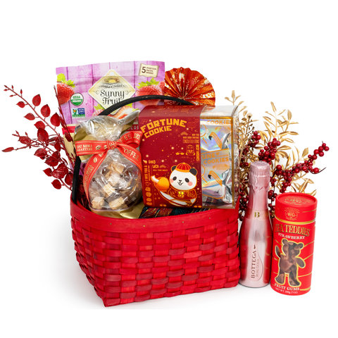 Hamper A5小贺牌 - 豪华香槟美食礼篮 HM012 - VE0224B4 Photo