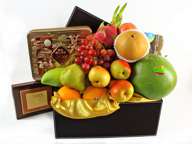 Mid-Autumn Gift Hamper - (5) ShopThurPost - Mid Autumn Mooncake Fruit Hamper - L41685 Photo