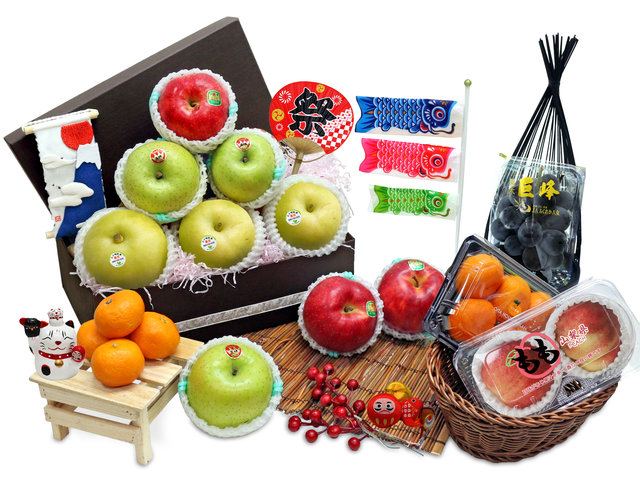 Mid-Autumn Gift Hamper - Japanese fruit gift basket M57 - L36670742 Photo