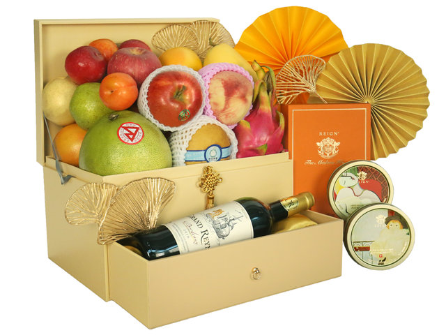 Mid-Autumn Gift Hamper - Michelin Star Reign Mooncake Fruit Gift Hamper MR03 - 2MR0719A3 Photo