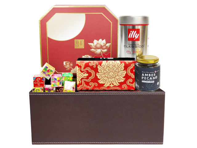 Mid-Autumn Gift Hamper - Mid Autumn Mailable Moon Cake Basket A10 - L76601573 Photo