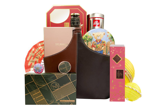 Mid-Autumn Gift Hamper - Mid Autumn Mailable Moon Cake Basket A11 - L76601609 Photo