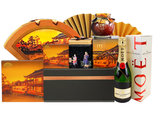 Mid-Autumn Gift Hamper - Mid Autumn Mandarin Oriental Hotel Mooncakes Gift Hamper MA02 - MH0803A2 Photo