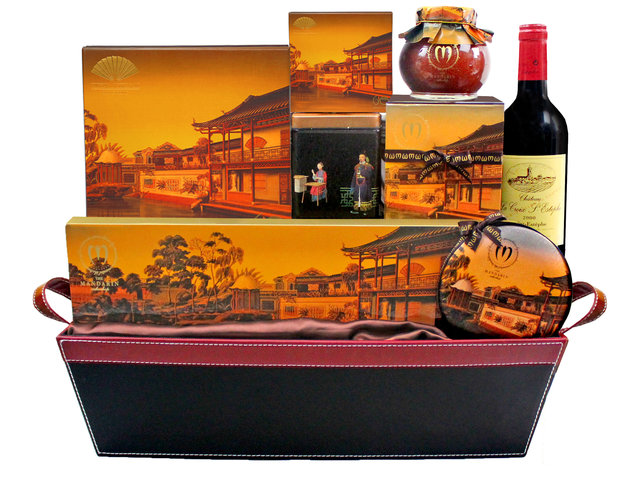 Mid-Autumn Gift Hamper - Mid Autumn Mandarin Oriental Mooncake Food Gift Hamper FH142 - L3125567 Photo