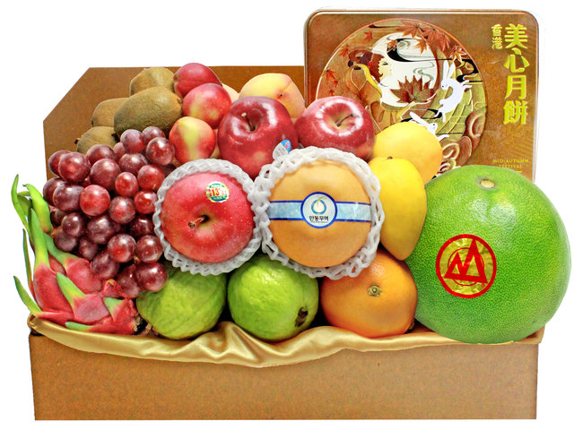 Mid-Autumn Gift Hamper - Mid Autumn Maxim's Mooncake Fancy Fruit Hamper FH162 - L140381 Photo