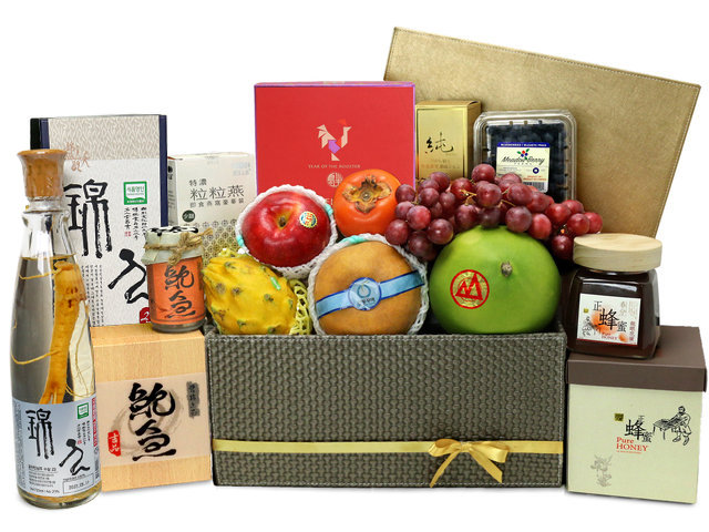 Mid-Autumn Gift Hamper - Mid Autumn Peninsula Moon Cake With Deluxe Chinese Fruit Hamper FH158 - L76608855 Photo
