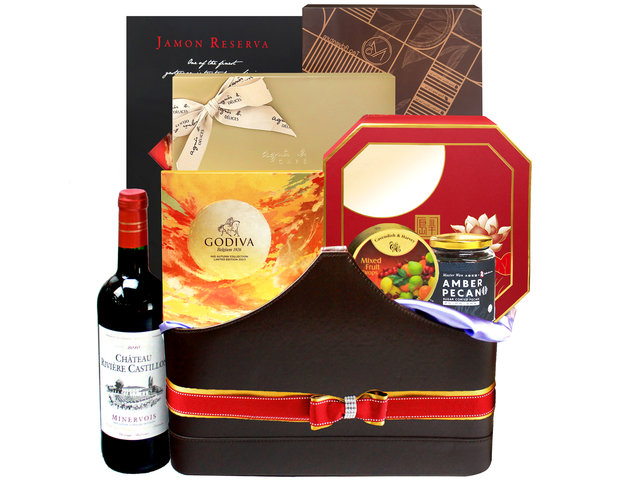 Mid-Autumn Gift Hamper - Mid Autumn Peninsula Moon Cake With Deluxe Pastry Gift Hamper FH128 - L139451 Photo