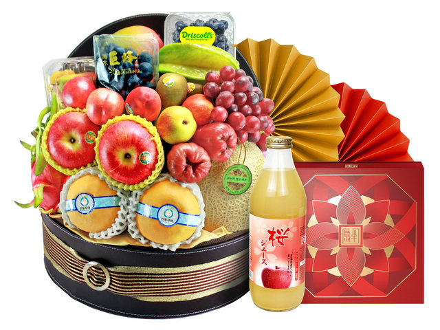 Mid-Autumn Gift Hamper - Mid Autumn Peninsula Moon Cake With Luxury Fruit Hamper FH169 - L139674 Photo