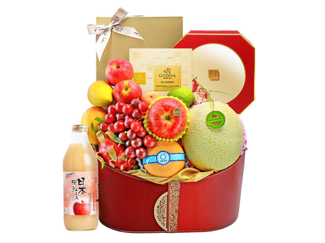 Mid-Autumn Gift Hamper - Mid Autumn Peninsula Moon Cake With Luxury Juice Fruit Hamper  FH115 - L139520 Photo